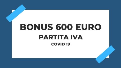 Bonus 600 Euro per le Partite IVA